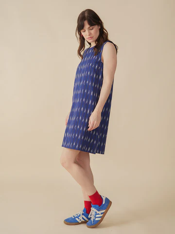 Penny Pintuck Smock Dress